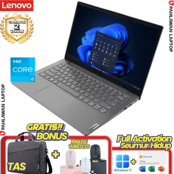 Laptop LENOVO IdeaPad Slim 3 CPID Core i3 1215U RAM 8GB SSD 256 GB Arctic Grey GARANSI 2 Tahun