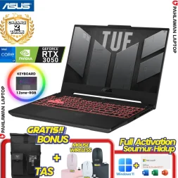 ASUS TUF FX507ZC4-I735B6G-O Core i7 12700H VGA NVIDIA RTX 3050 RAM 16 GB SSD 512 GB Jaeger Grey GARANSI 2 Tahun