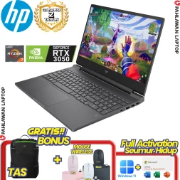 Laptop HP Victus Gaming 15-FB2888AX RYZEN 7 8845HS VGA NVIDIA RTX 3050 RAM 8 GB SSD 512 GB Mica Silver